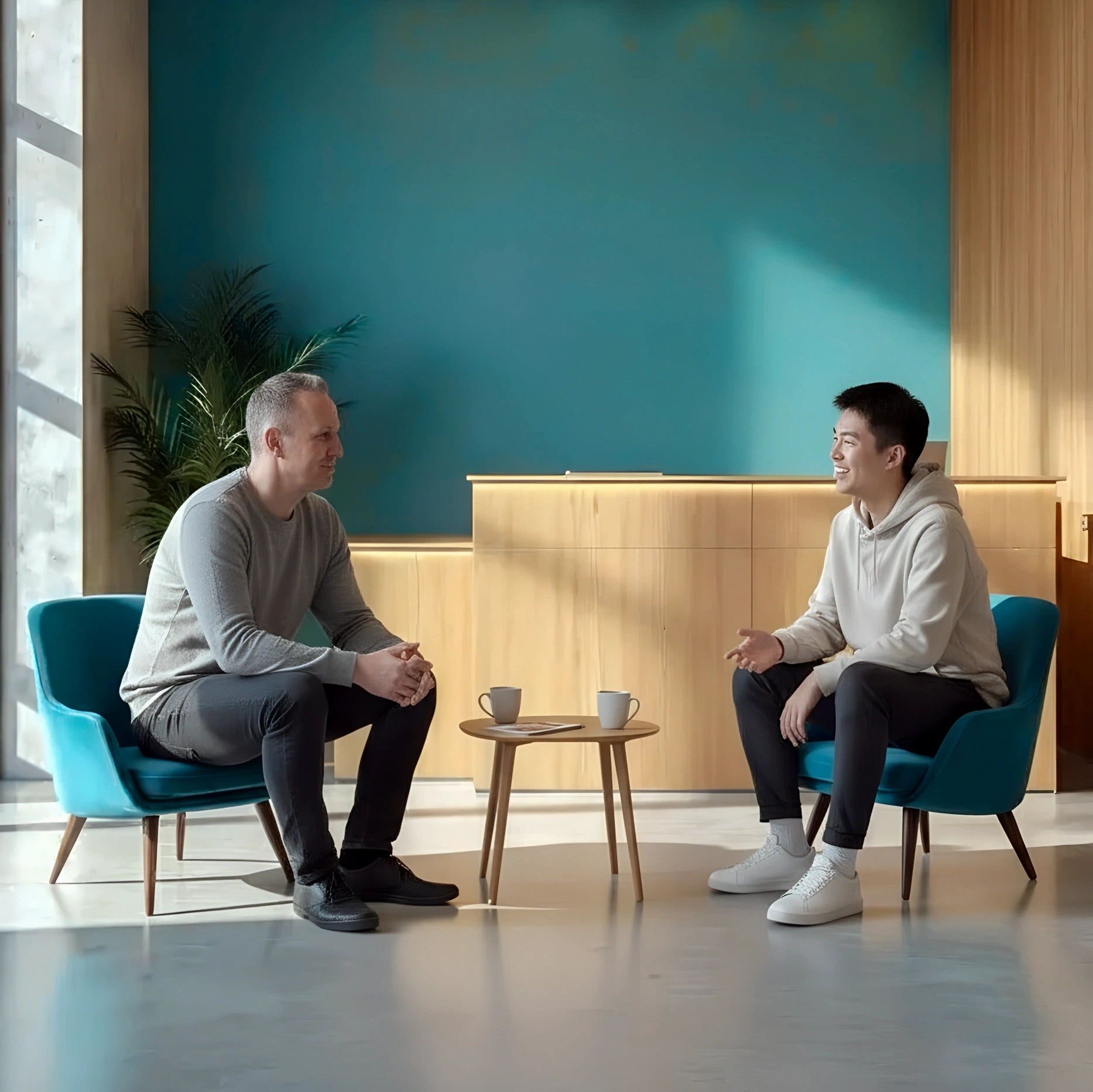 Coach meeting with client